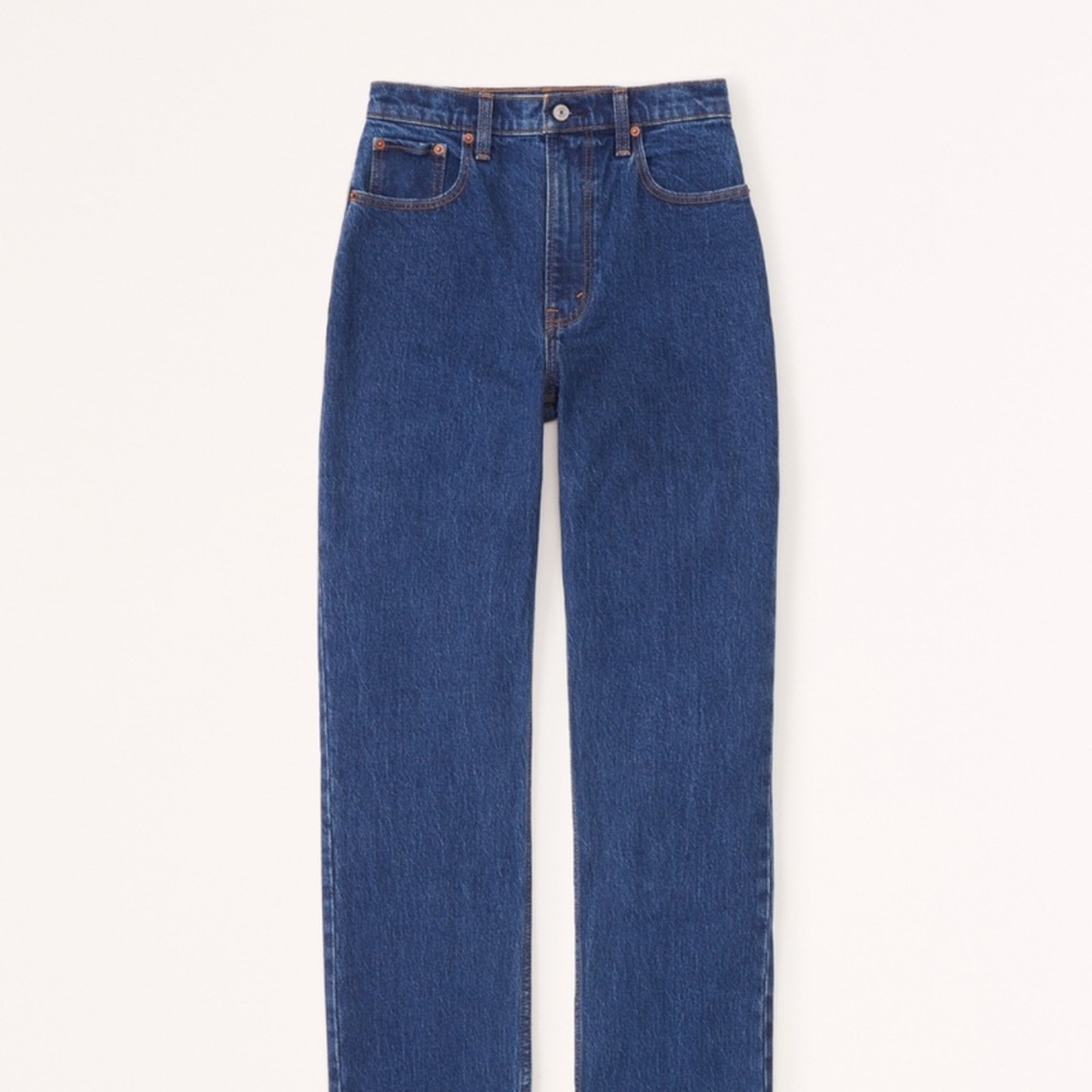 Abercrombie & Fitch Women's High Rise Jeans - Blue